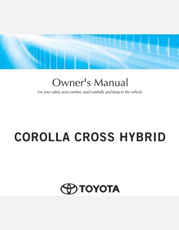 toyota corolla cross hybrid 2024 owners manual